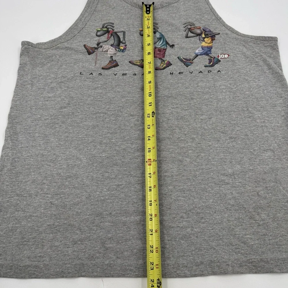 Duck Company Gray Las Vegas Nevada Joe Hiker‎ Characters Tank Top XL X-Large